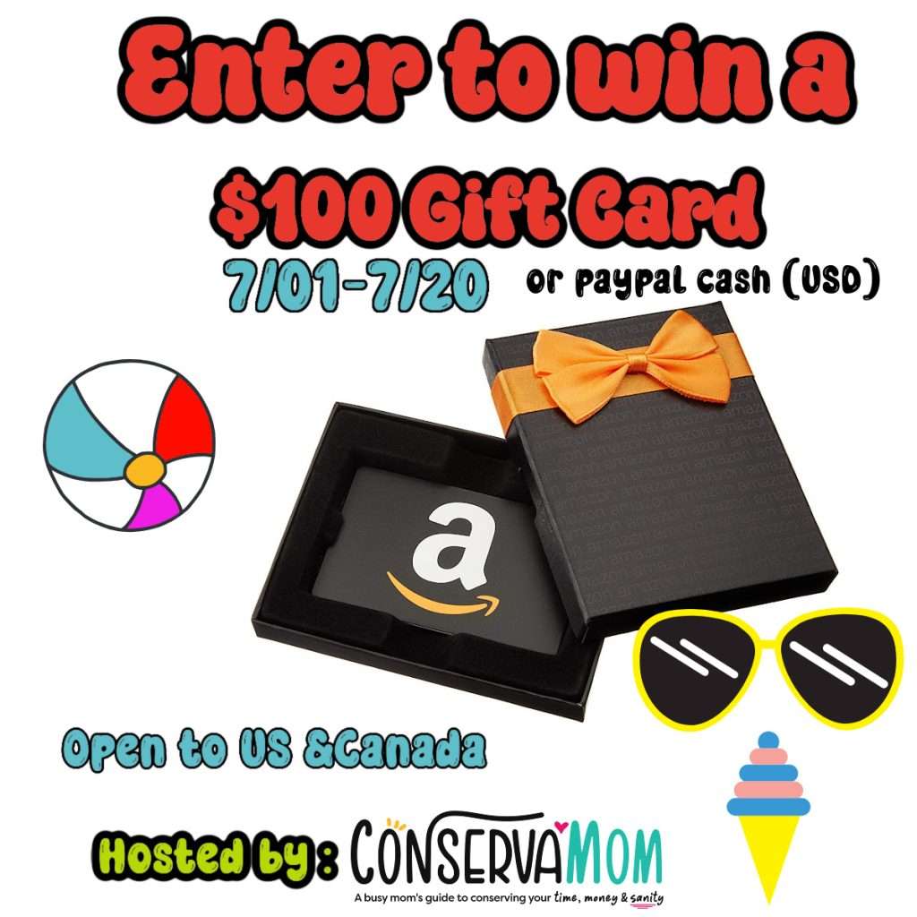 Banner for July 2025 $100 Amazon GC Giveaway.