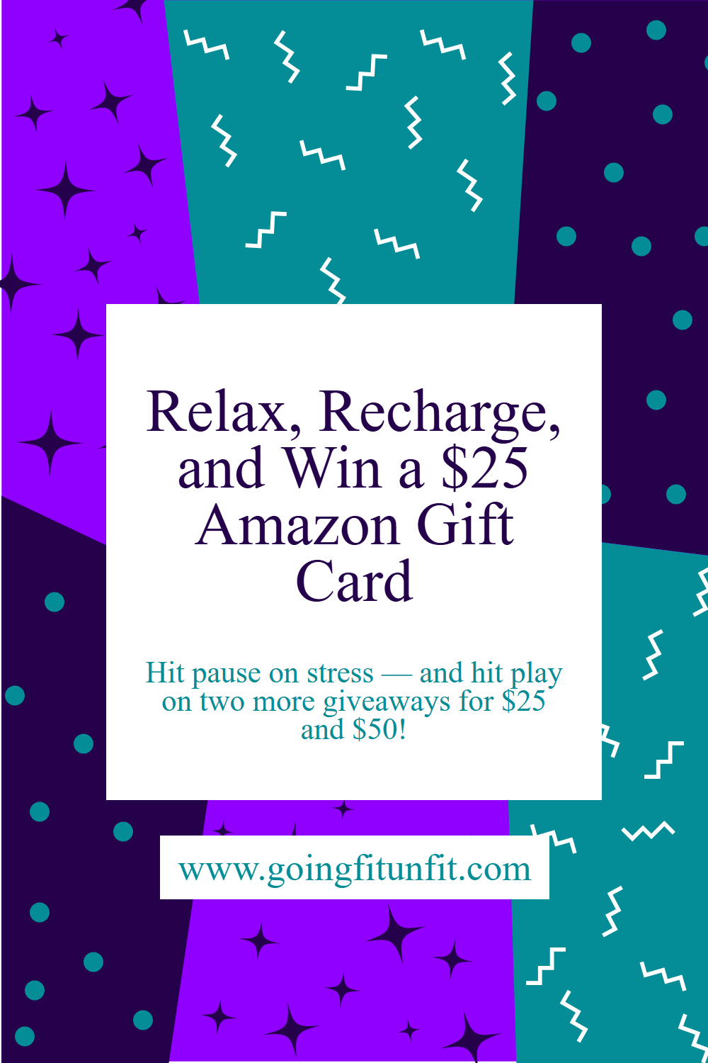 banner for this relax giveaway