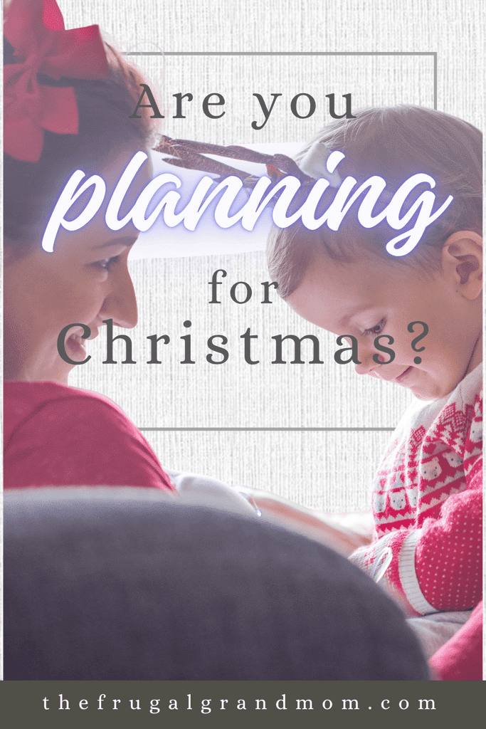 mother and daughter at Christmas
