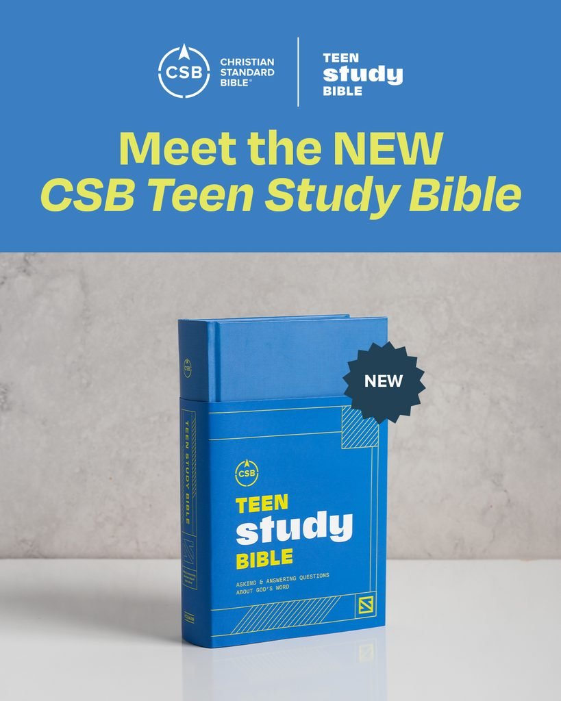 Teen Study Bible in blue