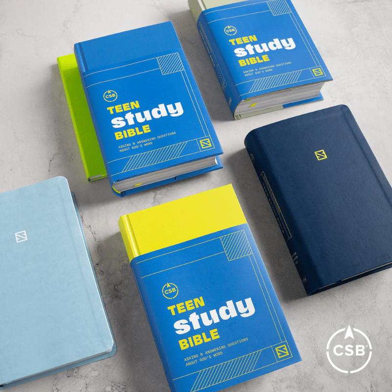 4 colors of the CSB Teen Study Bible